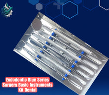 Load image into Gallery viewer, Endodontic Blue Series Surgery Basic Instruments Kit Dental